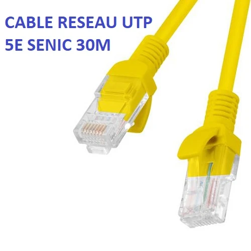 Senic Câble Réseau Utp 5E 30M