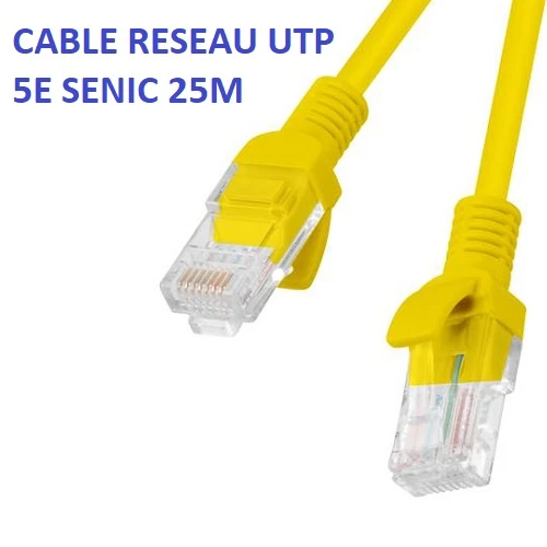 Senic Câble Réseau Utp 5E 25M
