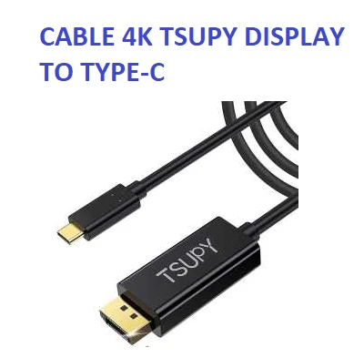 Tsupy Adaptateur Câble 4K Display To TYPE-C
