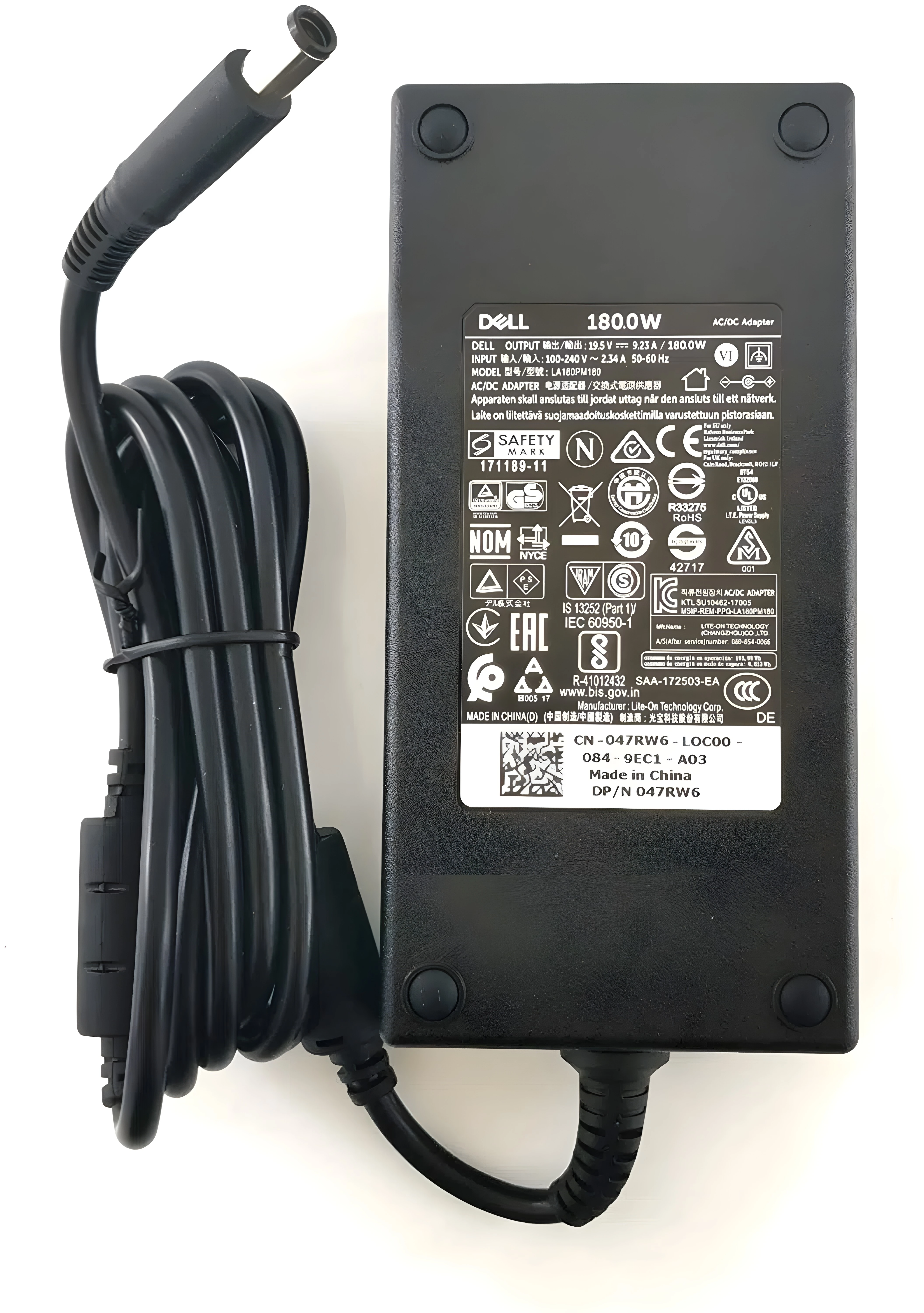 Dell Chargeur PC Ras Kbir 180W
