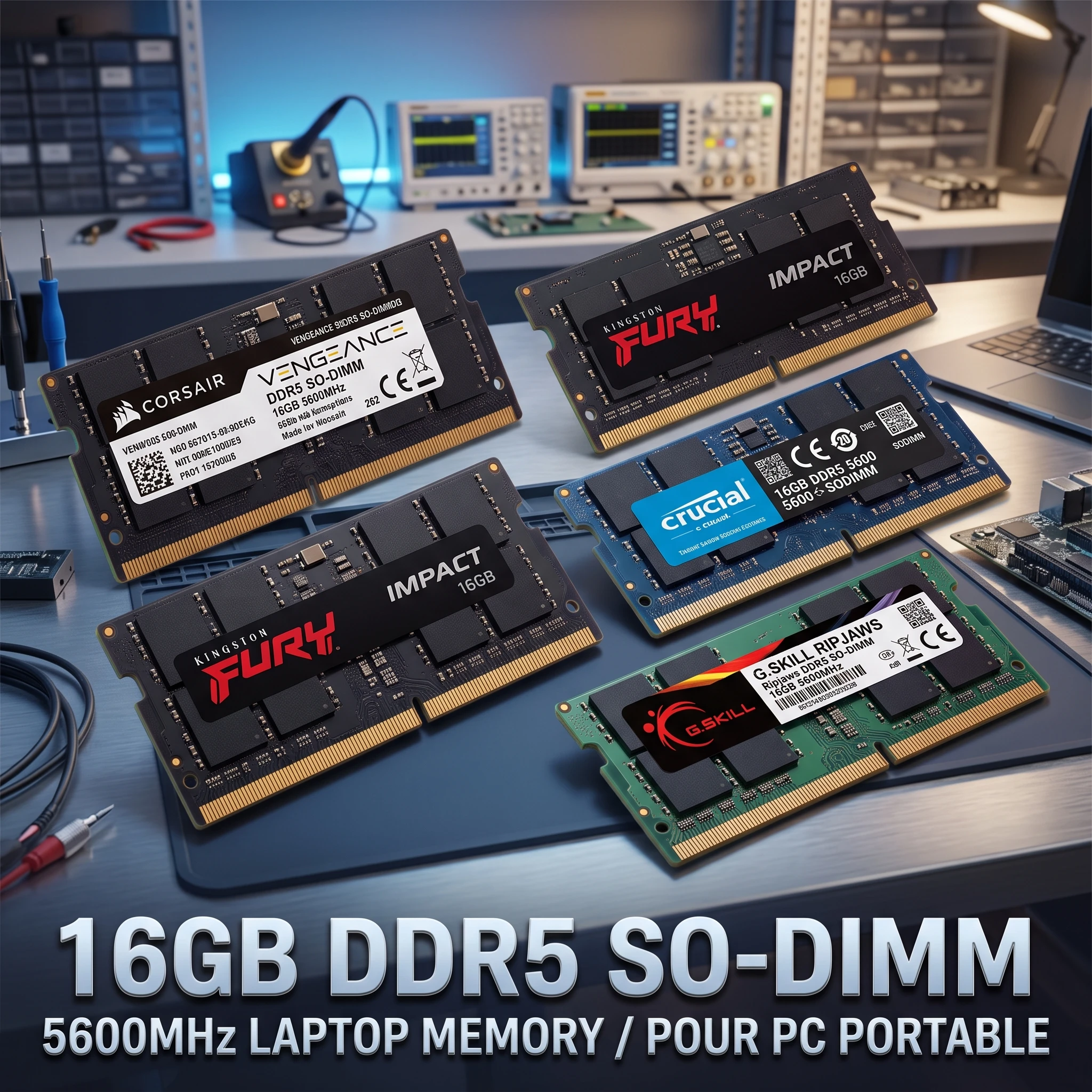 RAM Portable DDR5 16Go 5600Mhz