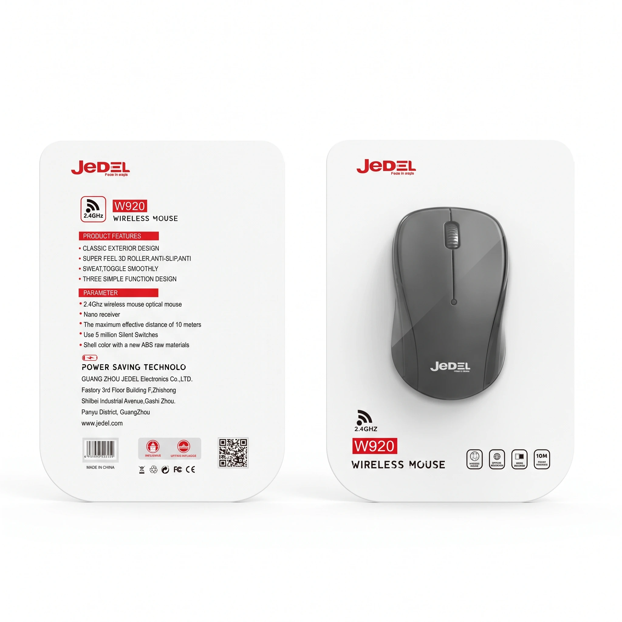 Jedel Souris Sans Fil W920