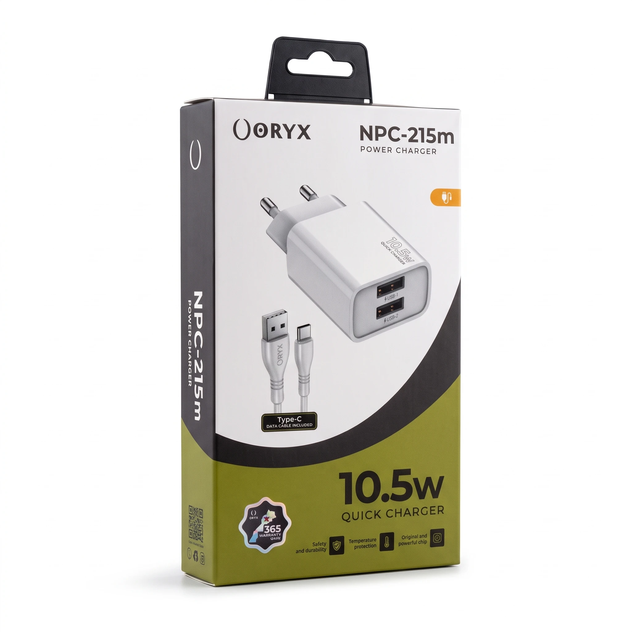 Oryx Chargeur Micro USB NPC-215m 10.5W