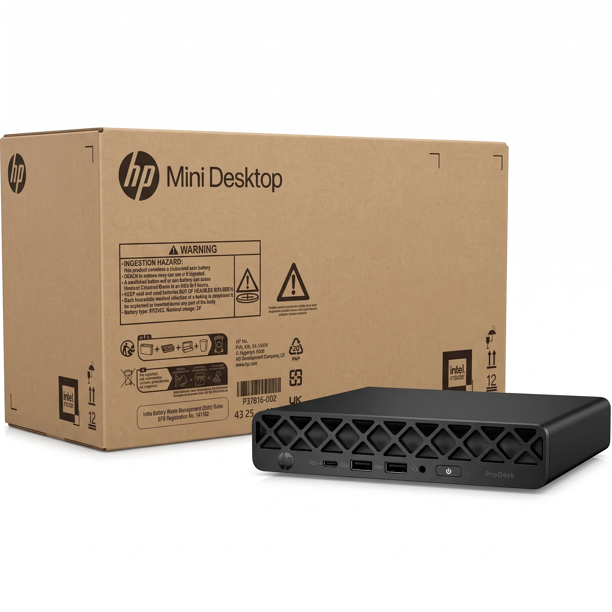 HP ProDesk 4 Mini G1i AI PC | Core Ultra 5 16 Go 256 Go SSD (D8KL3EC#UUZ)