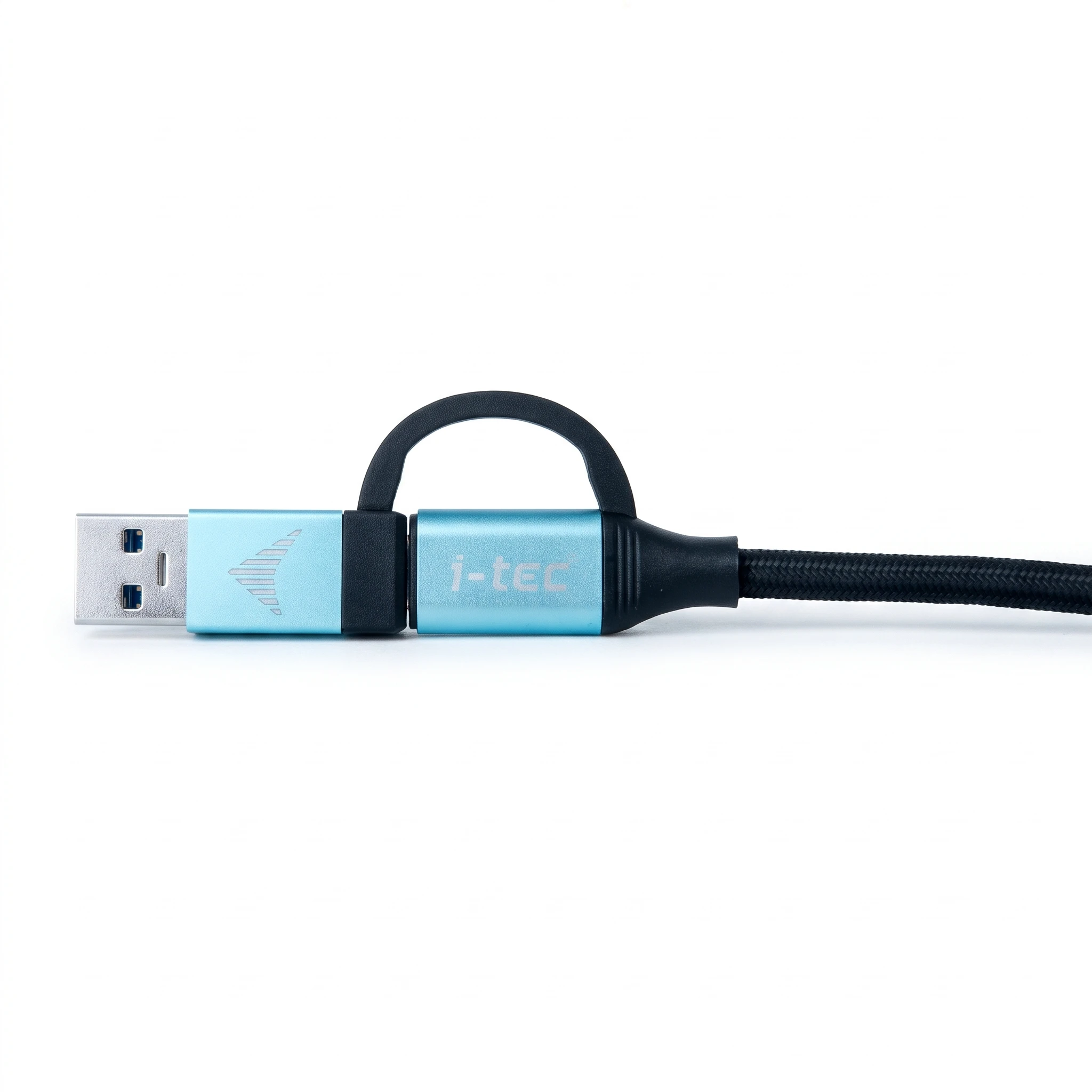Câble Original i-tec USB-C vers USB-C avec adaptateur USB 3.0 intégré, 1m
