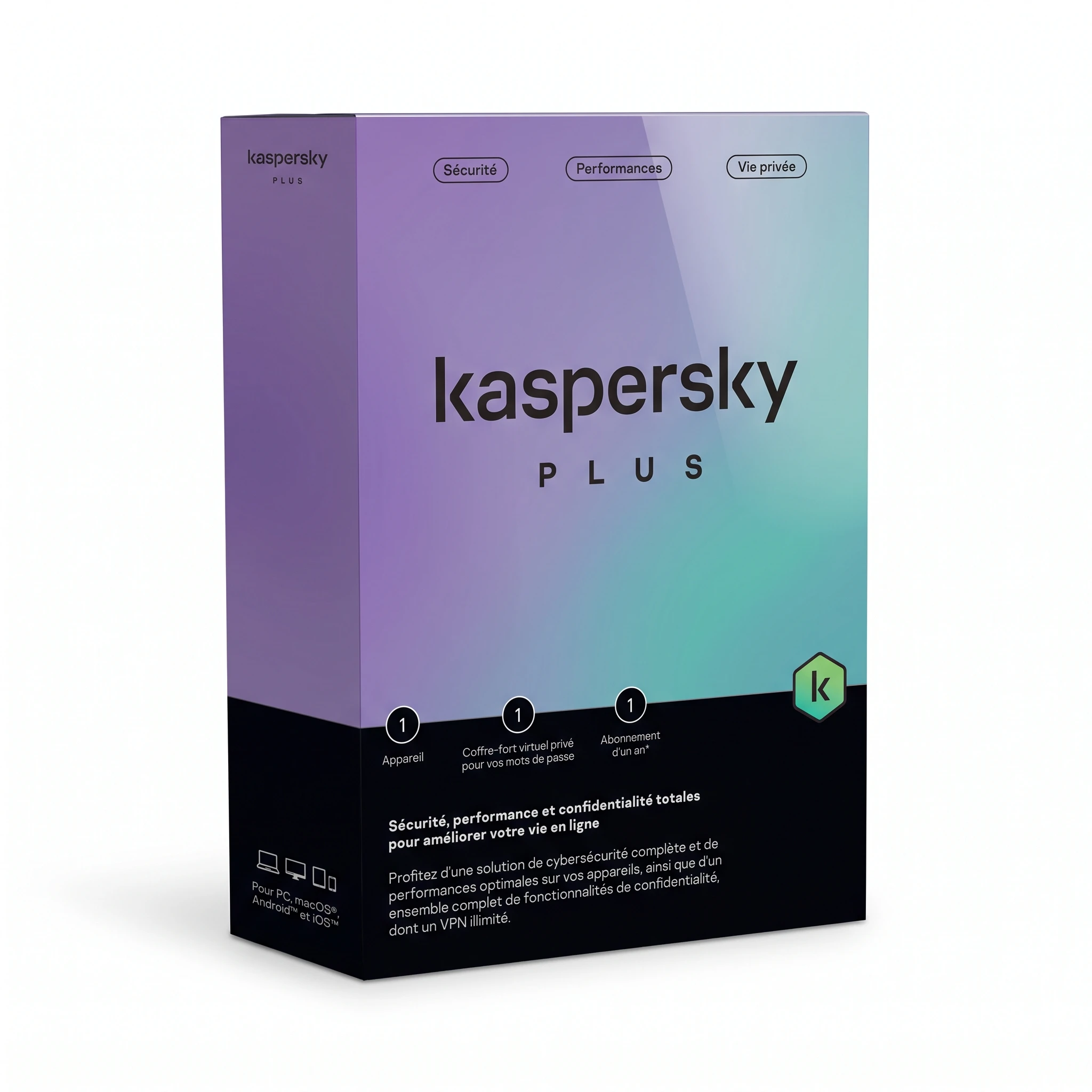 KASPERSKY Plus 1 poste 1 an